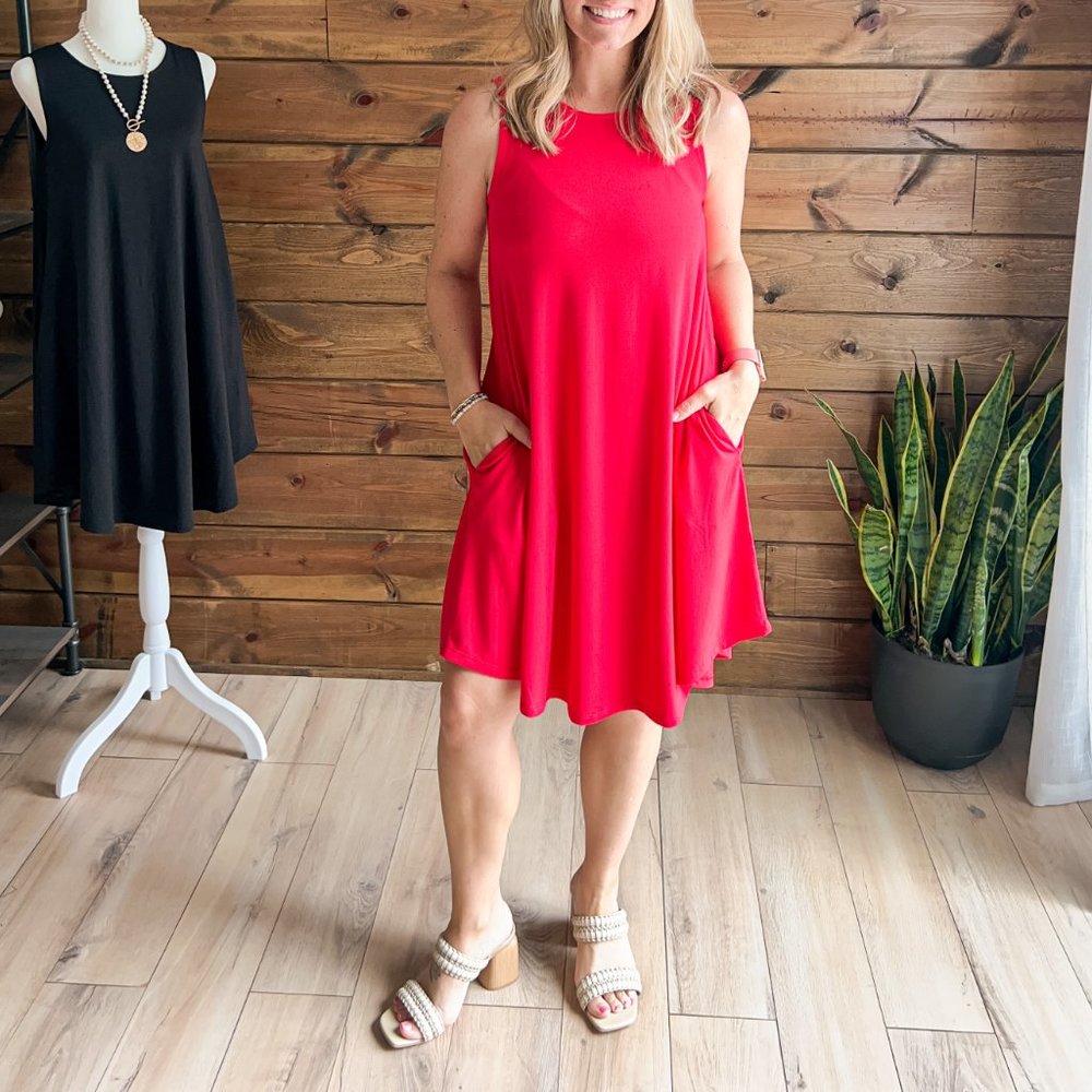 THE JANIE DRESS RUBY